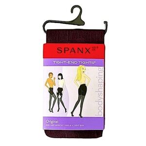 NEW SPANX Original Tight-End Tights Control Stockings in Plum Purple Size B
